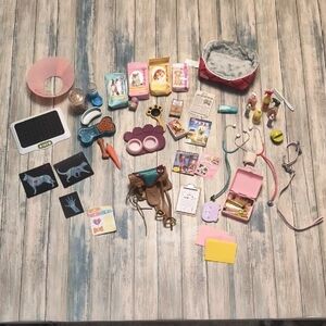 Our Generation pet/Vet Accessories Lot